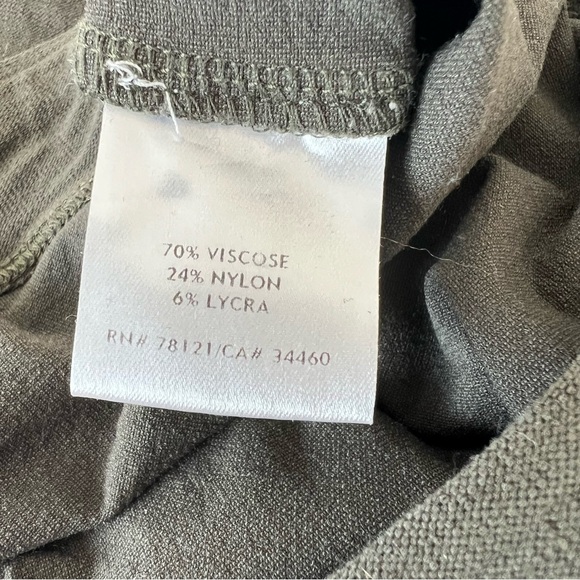EILEEN FISHER Gray Green Washable Flex Ponte Straight Ankle Length Pants Sz XS - Picture 12 of 15